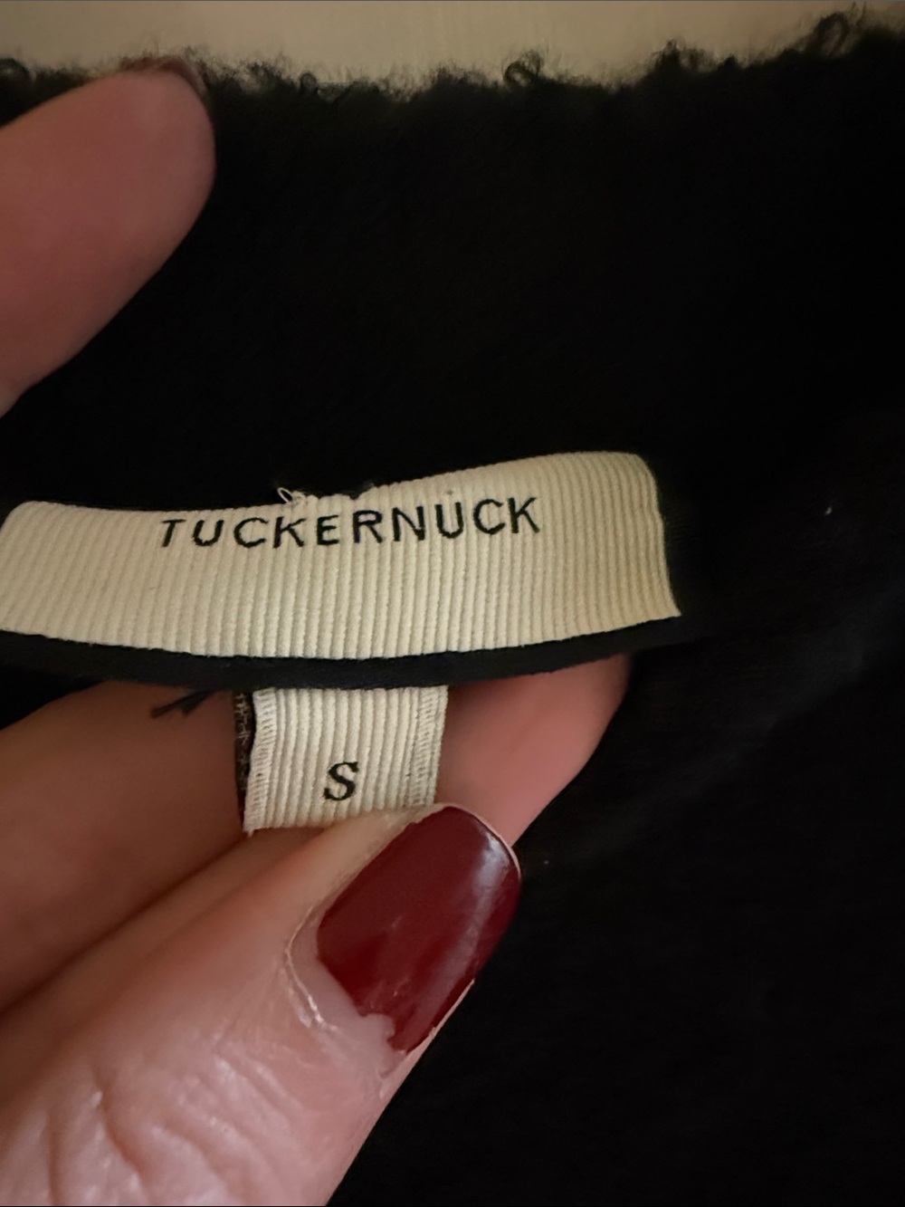 Tuckernuck Black Boucle Knit Nelle Dress - Picture 7 of 8